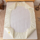 GUDIE Class A soy fiber quilted bed sheet single piece Simmons mattress protector all-inclusive sheet set 2023 new style Egger-off-white 90cmx200cm single piece quilted bed sheet