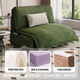 Chaogeshu électrique canapé-lit moderne petit appartement peut stocker, s'asseoir et mentir, canapé multi-fonctions à simple et double salon, diamètre extérieur 1,0 mètres [Smart Electric + Storage] Modèle d'éponge haute densité
