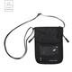Potravel.Design Crossbody Passport Bag Rfid Antir-theft Bolsa de almacenamiento de almacenamiento Caso de protección de cuello Tarjeta de teléfono móvil Billetera Negro