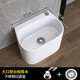 Arrow ARROW balcony mop pool dual-drive ceramic large floor mop bucket washing mop pool rotating small mop pool household floor-standing 408 ordinary model bottom + left and right drainage