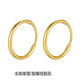 DOMEN imitation 999 gold earrings 24 gold women's glossy size earrings golden gift glossy earrings