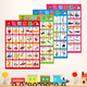 Baby -Obst- und Brettdiagramme zum Verständnis von Kindern, Gemüse und Tieren, Transport, kognitiver Dekorationsplakat, Wandaufklebermalerei, Farbverständnis, extra große Breite, 70 hoch, 90 cm Kleberaufkleber