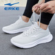 Hongxing Erke Men's Shoes Summer 2025 New Dad Soft Sole Sneakers Mesh Shoes Mesh Мужские кроссовки для мужской кроссовки дышащие повседневные туфли 3523 серо-белые и белые [водонепроницаемый верхний 3285 тот же стиль] 41 высокая стоимость
