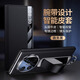 MANLE [Collection Wristband Design] Geeignet für Huawei Matex6 Collector's Edition Mobile Case Business Intelligent Fenster Flip Crocodile Muster Ledergehäuse Anti-Fall Huawei x6 Schutzhülle Ölwachsmuster-Schweiß rot