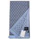 GUCCI-Schal, Unisex, Logo, Jacquard, wendbar, Wolle, Quastenschal, chinesischer Valentinstag, Blau/Grau, 411115 3G200 1369