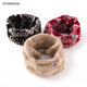 TUTORGOOSE Autumn and Winter Cashmere Neck Warmer Women's Warm Neck Protector Double-sided Neck Scarf Versatile Knitted Fake Collar Pullover Thickened Small Scarf Beige