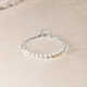 Saturday blessing broken silver pearl bracelet birthday gift for women X0713410 4.5-5mm 16+3cm
