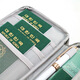 Multifunktionales ID-Paket Passclip-ID-Speicherpaket Air Ticket Clip Travel Storage Bag Card Paket Blau und Grau klein klein