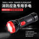 Cast solid fire flashlight emergency light LED lighting flashlight fire rescue escape light lighting small size 13CM