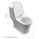 HUIDA Bathroom flush toilet toilet solid wood bathroom cabinet shower shower combination set 6218+1381-80+5510(faucet set) 305 pit distance Original shipment Inspection before signing