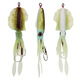 Jiaojing Blei Oktopus Köder Doppelhaken Tintenfisch Köder 15cm60g Seefischerboot Fischerei Simuliertes gefälschtes Köder Tiefsee Weichköder A1047# Blei 15 cm Tintenfisch Köder