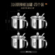 Bomans 316 stainless steel chili oil special jar kitchen oil spicy jar high temperature resistant seasoning bottle jar seasoning jar with spoon 316 steel chili oil jar 350ml single pack