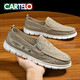 Cartelo toile chaussures pour hommes 2025 Été paresseux hommes Chaussures en tissu décontracté pour hommes Solide douce vieille chaussures en tissu pour hommes de beijing