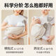 XULIN German Baby Holking Artifact Liberating Hands Store simple Horizontal delantero 0-3-6 meses Breatable Monet Grey [cuadrícula transpirable Longitud ajustable]