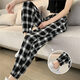 Banana Segel Ice Seide Plaid Sporthose für Frauen Sommer dünn 2025 Neue Sommer neun-knusprige Gelegenheitsfrauen Harun Karottenhose 9922 Schwarze geschnittene Hosen s s