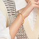 
Liufu Jewelry Fuman Family Heirloom Solid Gold Bracelet Priced F63G0033DS 60mm-about 22.12 grams