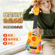 La pequeña guitarra de Ukulele de 4 cuerdas de Qiangu se puede tocarse en instrumentos de dibujos de dibujos de dibujos para niños y regalos navideños para niños y niñas. Color de registro