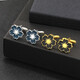 Anst Old Phoenix Gold Store Creative New Fashionable Sakura Cuffe Links Shirt French Business Sleeve Nail's's Women's Collar Buckles B1505SI ALLIAGE