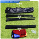 Bamaier badminton net rack portable plus bracket simple folding standard mobile outdoor middle grid tennis net rack 6.1m [Double model] Convenient and easy storage-adjustable height