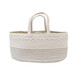 
OTHERins style baby splicing cotton thread storage bucket diaper basket foldable storage bag split discrete storage basket taking photos Black line decoration storage basket 39x2 5.5x18.5