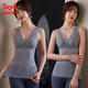 
Cat Man (MiiOW) Belly Vest Women's Thin Breathable Plastic Body Clothes No Strip Tightening Clothes with Body Clothes with Chest Pad Embroidery Skin Tone 2XL 114-126Jin[Jin equals 0.5 kg]