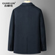 Guhelun hand-sewn wool suit men's jacket autumn and winter new fashion casual single suit men's woolen orchid 170/M
