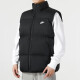 Nike (NIKE) cotton vest men's winter stand collar windproof sportswear warm cotton jacket casual sleeveless vest jacket FB7374-010 XL