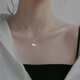 Necklace for women, summer fairy style, versatile, light luxury niche 2025 new simple design clavicle chain M1342 [Ginkgo leaf necklace]