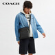 COACH brand direct supply men's HOUSTON crossbody bag shoulder camera bag black CZ398 New Year gift