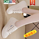 CARTELO brand genuine crocodile (CARTELO) special offer for spring 2025 new canvas shoes for women versatile casual genuine leather small white shoes trend 9923 black 35
