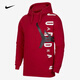 耐克（NIKE）男装卫衣外套春季新款AIR JORDAN运动服时尚休闲防风透气套头衫 CZ1678-687/红色  S