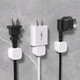 磁吸理线器桌面壁挂数据线咬线器固线器走线卡扣插头挂钩固线器免钉自粘 黑色基础款十个装