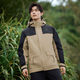 
Tuoluzer outdoor jacket for women three-in-one windproof waterproof jacket for men in autumn and winter couples hiking suit breathable and warm men women's gray-purple-fleece liner S
