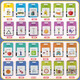[Saison scolaire] Poèmes de cartes d'éducation précoce des enfants Poèmes Tang trois cents poèmes de chansons Illumination Chinois et anglais audio d'apprentissage Machine de cartes d'enfants Cadeaux d'enfants Gifts du Nouvel An Version de charge [336 Poèmes Tang Poèmes de chanson] Pink Puzzle Early Education Machine 2-11 ans