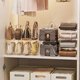SAWANG ALLEMAND Brand Sac Storage Artefact Article Plaque de partition Plaque de plaque de plaque Multi-couche Multi-couche Placement de tri à main [1 pièce / Intégrée] Rack de rangement à 4 grilles DF-1477