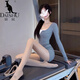 Kangaroo (DAISHU) Beautiful Yoga Wear for Women 2025 New One-piece Fitness Wear Pilates Training Wear High-end Tight Sports Shorts Gray One-piece S (80-98Jin Jin is equal to 0.5kg)