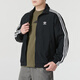 Официальная куртка Adidas 25 Осень Новый Clover Fitness Running Train Training Спортивная одежда повседневная свободная ретро -куртка KB2466/Black/Show Photos 10 XS (170/84A)