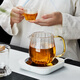 Mesni thickened glass teapot glass tea infuser filter teapot kung fu tea set