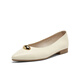 
Best 25 Spring Shopping Mall same simple and fashionable commuter light mouth pointed toe women's singles shoes F1518AQ5 Beige 37