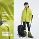 Pelliot Xiaoyan shell outdoor children's single-layer functional jacket autumn and winter waterproof jacket 135101022 green 165