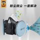 迈盾防尘口罩工业粉尘防粉尘水泥 矿用防尘口罩 小号701面具+5对KN100滤棉