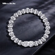 Miss JuJu pt950 platinum bracelet for men, high-quality platinum, domineering and lucky, Pixiu ball beads bracelet looks thicker. All Specifications will be based on the actual weight. The amount will be refunded if the amount is less.