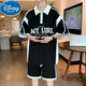 Disney (Disney) Teenager kurzärmeliges T-Shirt 12-15-jährige Jungenkleidung 13 Junior High School-Schüler Polo-Shirt 14 Kindersommeranzug 6629 Weiß (kurzärmelig + Shorts) Qualitätssicherung 170 m 90-110jin [Jin gleich 0,5 kg]