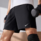 Nike (Nike) Shorts Herren 25 Herbst neue Sporthosen, die schnelle trockene Hosen atmungsaktiven Fünf-Punkte-Hosen Ice Seide Casual Hosen DV9329-010 XL [180] Gewicht 150 ~ 170jin [Jin gleich 0,5 kg]