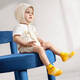 [Spring and Autumn Toddler Shoes] Soft Sole Soft Cool Baby Shoes Men and Women 1 Years Old 3 Indoor Breathable Baby Socks Shoes Insomnia in Autumn and Winter Grey Dispensing 20/21 Size (Inner Length 12.5cm)