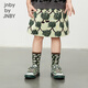 
jnby by JNBY Jiangnan Buyi Children's Clothing Casual Low Top Shoes Cute Circle Tree Graffiti Spring Boys, Girls and Children 6O3M13780 386/Mixed Dark Green Size 36 (Shoe length and inner diameter 242mm)