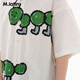 M.Latin little ant shirt M.Latin children's clothing 25 summer new style boys' fun ant print short-sleeved shirt semi-bleached 120
