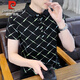 皮尔卡丹2025夏季新款Polo.衫短袖男潮牌ins修身翻领半袖T恤男士体恤上衣 F9226卡其 XL