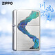 Zippo leichter Der Schatz ist endloser Strom von Kerosin-Windschutz-Schale, um Freunden Geburtstagsgeschenk zu schicken.