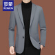 
ROMON casual suit men 2025 new men's suit middle-aged single spring and autumn jacket slim thin top suit jacket hiding blue ZJ9889 L 175